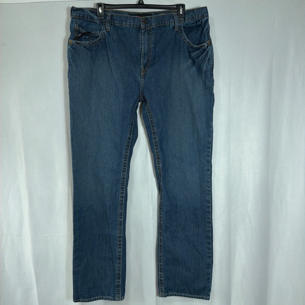 Ariat Jeans FR M5 Straight Leg 44x38 Flame Resistant Workwear Blue Men
